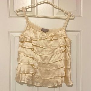 Perfect flirty silk tank